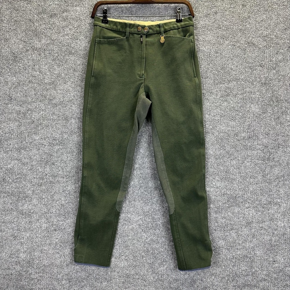 Olive Green Women's Leggings - High-Rise Slim Fit